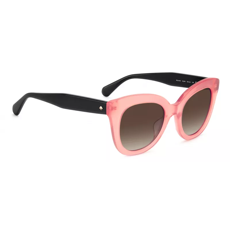 KATE SPADE naisten BELA cat-eye-aurinkolasit musta asetaatti harmaa liukuvärilasi 50mm
