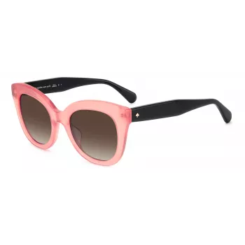 KATE SPADE naisten BELA cat-eye-aurinkolasit musta asetaatti harmaa liukuvärilasi 50mm