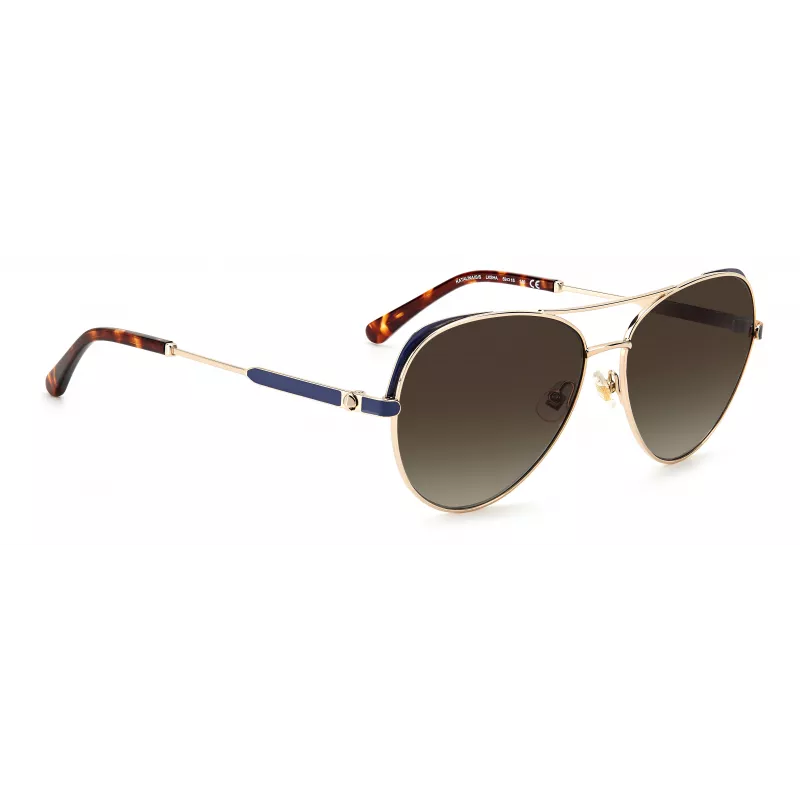 KATE SPADE naisten KATALINAGSLKS perhonen aurinkolasit dark havana harmaa liukuväri 59 mm