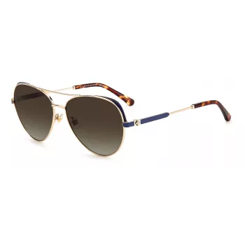 KATE SPADE naisten KATALINAGSLKS perhonen aurinkolasit dark havana harmaa liukuväri 59 mm