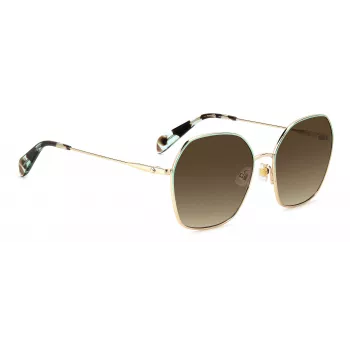 KATE SPADE naisten aurinkolasit KENNAGSLKSF7H - musta kehys, harmaa liukuväri linssit 57/17/140 mm