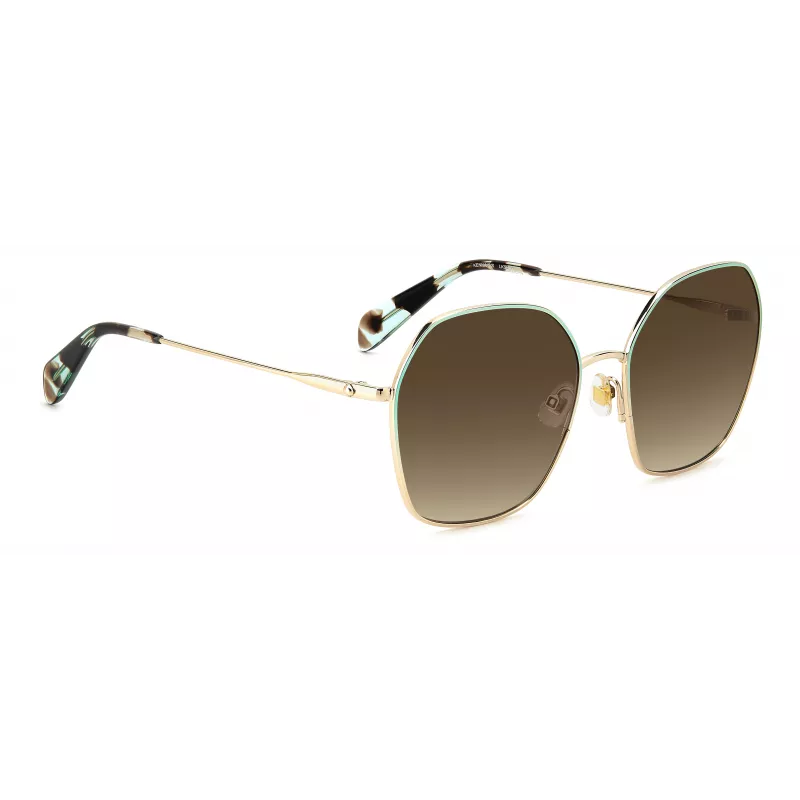 KATE SPADE naisten aurinkolasit KENNAGSLKSF7H - musta kehys, harmaa liukuväri linssit 57/17/140 mm