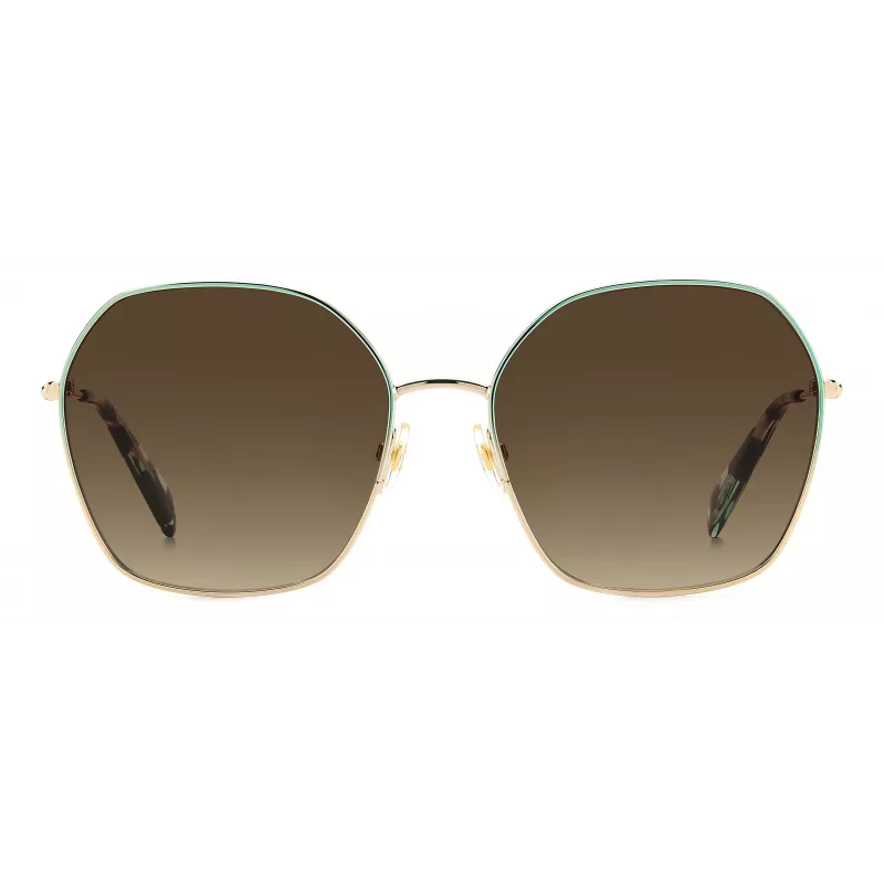 KATE SPADE naisten aurinkolasit KENNAGSLKSF7H - musta kehys, harmaa liukuväri linssit 57/17/140 mm