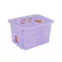 keeeper kansiollinen laatikko 45L Karolina Capybara 55,5x40x30cm soft purple