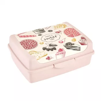 keeeper click-box midi 1L Carla Sweet Day elintarvikkeiden säilytysastia, pinkki