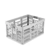 keeeper taittolaatikko ben 45 L Nordic Grey — kantavuus jopa 50 kg, taitettava säilytyslaatikko 54 x 37 x 28 cm