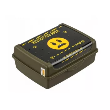 keeeper säilytysastia deco-click-box midi 1L Carla Emoji Danger Olive