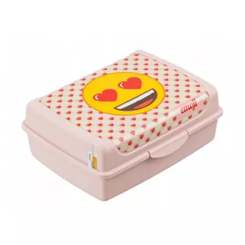keeeper säilytysastia deco-click-box midi 1L Carla Emoji Hearts 17x13x7cm pinkki