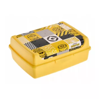 keeeper säilytysastia deco-click-box midi 1L Carla Minions Mosaik 17x13x7cm keltainen