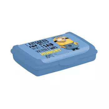 keeeper elintarvikkeiden säilytysastia Deco-Click-Box Mini 0,5L Carla Minions Hungry vaaleansininen