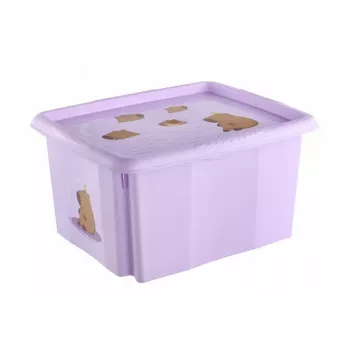 keeeper säilytyslaatikko kannella 24L Karolina “Capybara” Soft Purple