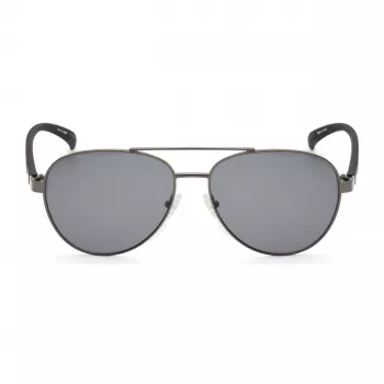 KENNETH COLE KC1318-5808A miesten aurinkolasit - klassinen suorakaiteen muotoinen metallikehys UV400-suojalla (58/15/140 mm)