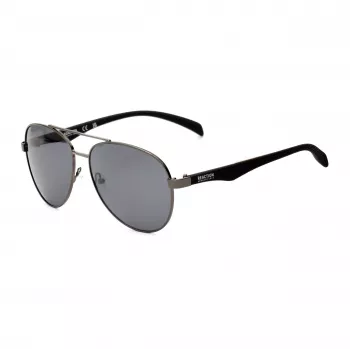 KENNETH COLE KC1318-5808A miesten aurinkolasit - klassinen suorakaiteen muotoinen metallikehys UV400-suojalla (58/15/140 mm)