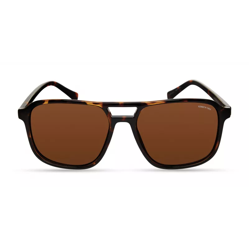 Kenneth Cole KC3013-5752E miesten aurinkolasit - mustat kehykset, harmaat linssit, 57 mm