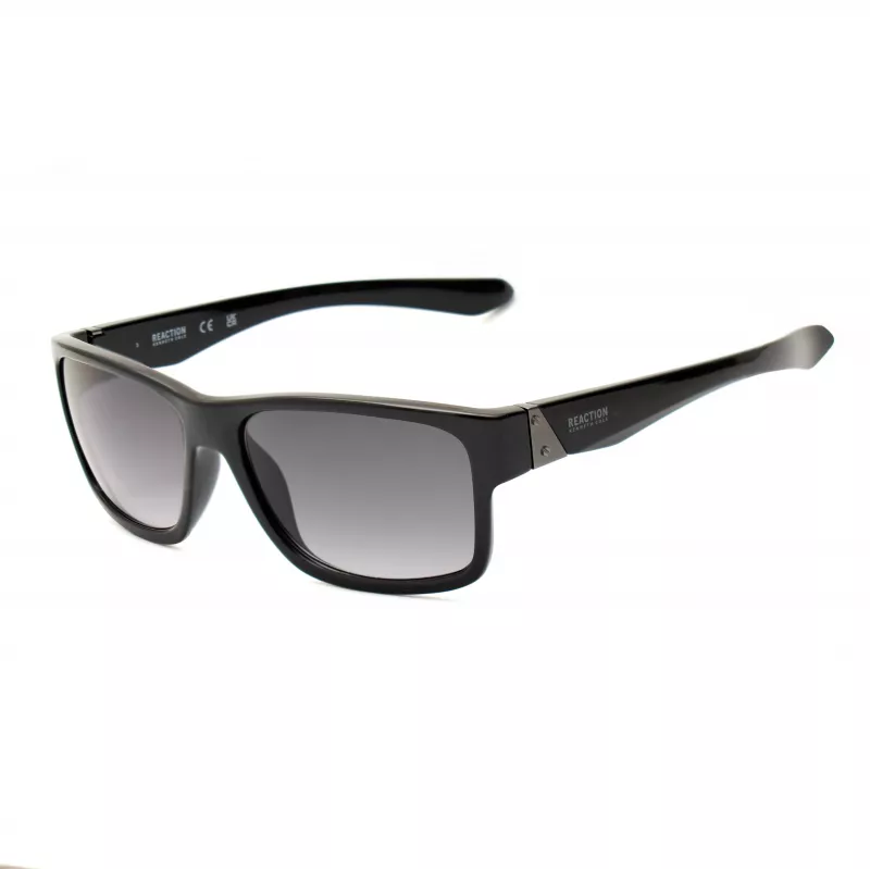 KENNETH COLE MAN KC1246-5801B aurinkolasit - kiiltävän musta kehys, harmaat polykarbonaattilinssit, 58 mm