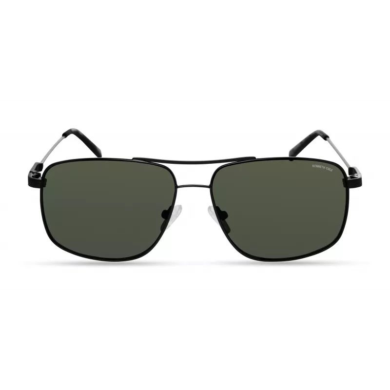 Kenneth Cole miesten aurinkolasit KC2969-5902N – musta kehys, harmaat linssit, UV400-suoja