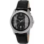 KENNETH COLE miesten kello IKC8095 44mm ruostumaton teräs kvartsi analoginen musta kellotaulu hopeinen ranneke