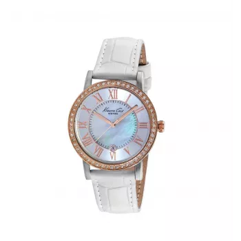Kenneth Cole naisten kello IKC2836 hopea ruostumaton teräs kvartsikello 35mm