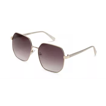 KENNETH COLE naisten aurinkolasit KC3000-6028T suorakaiteen muotoiset ruskea kilpikonnakuvio 60 mm