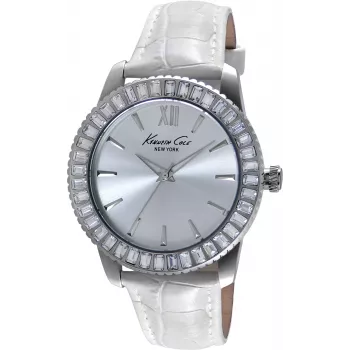 KENNETH COLE naisten kello IKC2849 40 mm hopea ruostumaton teräsverkko