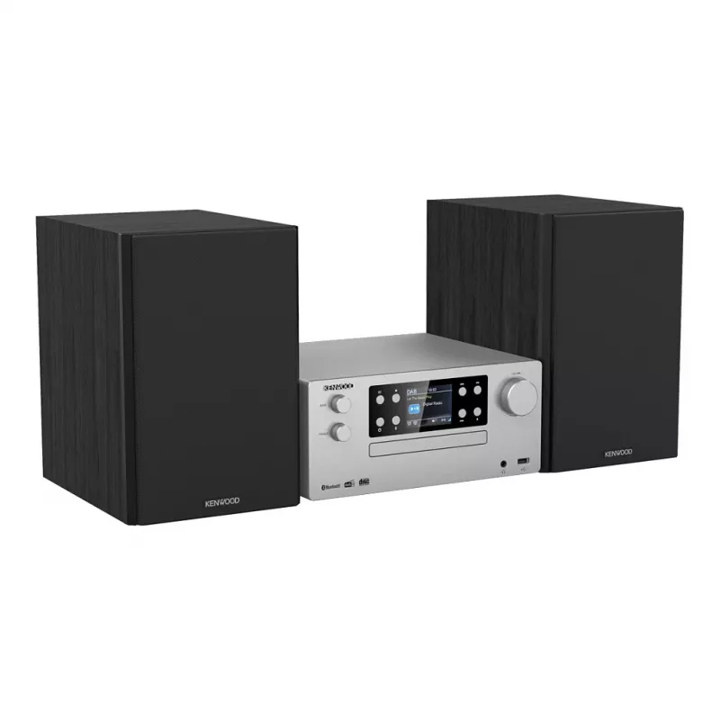 Kenwood M-925DAB-S kotiäänentoiston mikrojärjestelmä 50 W hopea/musta