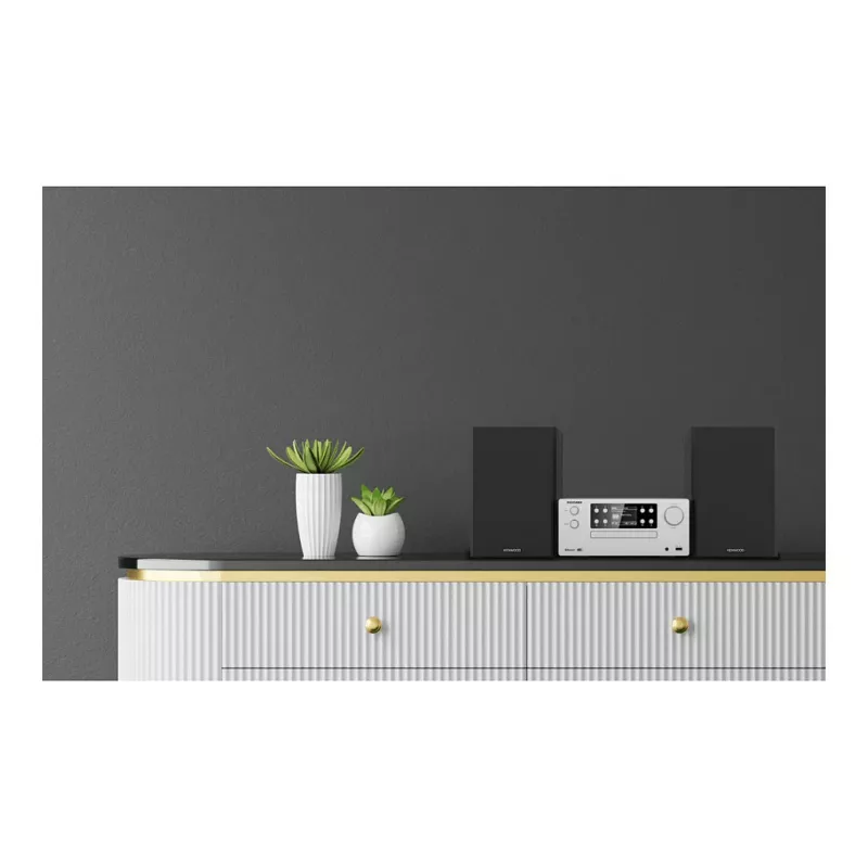 Kenwood M-925DAB-S kotiäänentoiston mikrojärjestelmä 50 W hopea/musta
