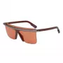 KENZO unisex-aurinkolasit KZ40003I-48F Havana ruskea liukuvärjätyt neliömäiset asetaatti