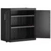 Keter Detroit XL matala kaappi 89x93x54 cm musta/harmaa
