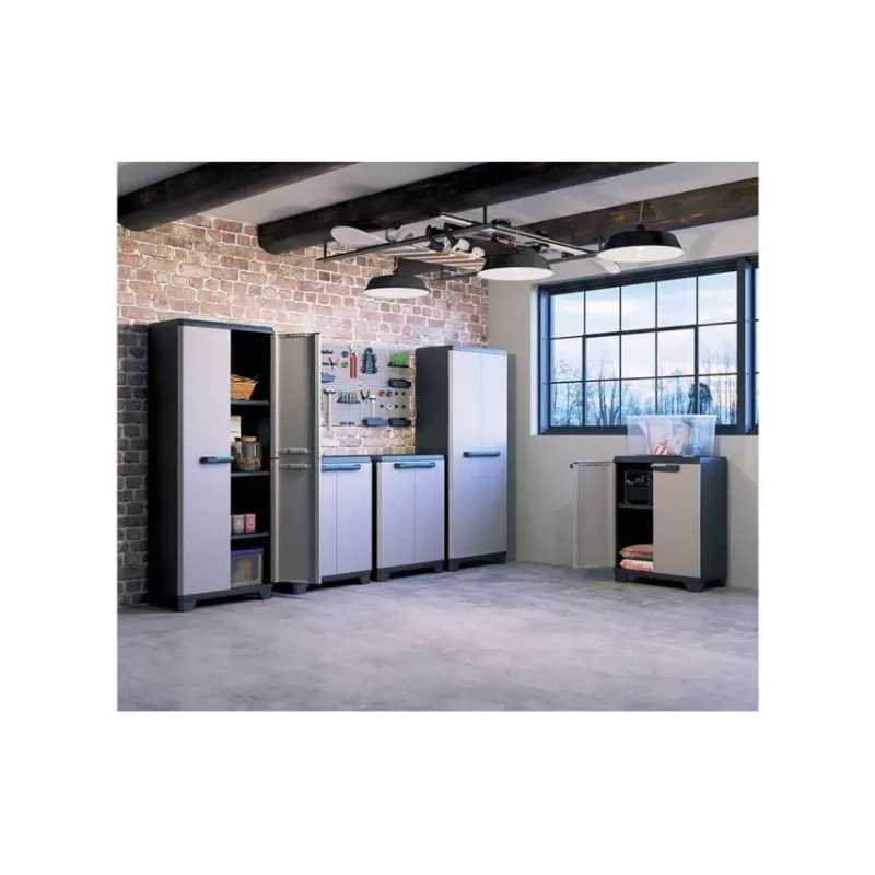 Keter Linear Cabinet autotallikaappi pystykaappi yleiskäyttöinen