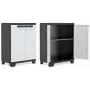 KETER LINEAR CABINET LOW 68x39x90cm musta/harmaa