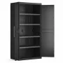 KETER WARDROBE DETROIT XL HIGH 89x182x54cm musta/harmaa