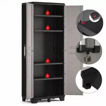 KETER WARDROBE PRO 68x39x173cm harmaa/musta