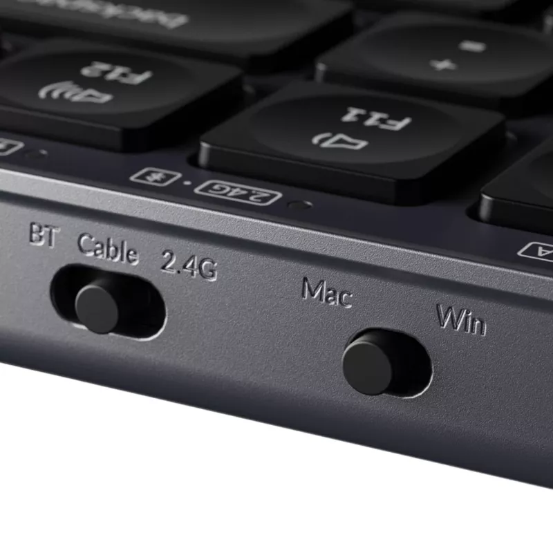 Keychron B1 Pro 75% layout langaton näppäimistö- ja hiirisarja - Space Grey