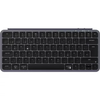 Keychron B1 Pro harmaa/musta DE-asettelu saksikytkin-näppäimistö - Bluetooth