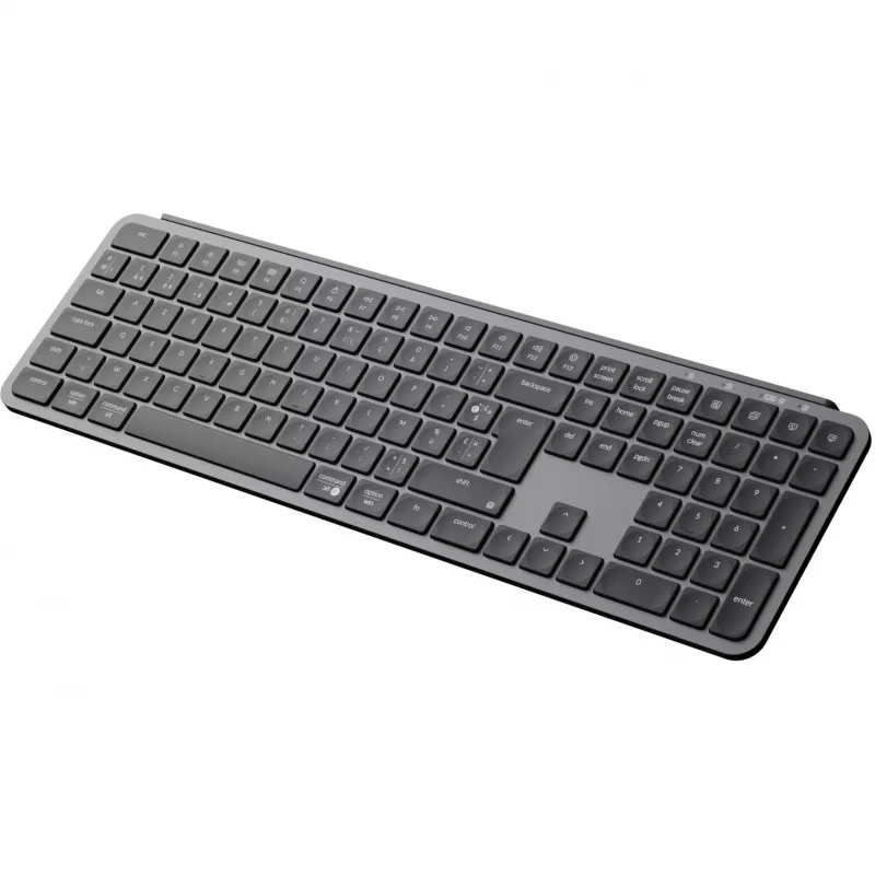 KEYCHRON B6 Pro Low-Profile langaton mekaaninen näppäimistö (harmaa/musta, saksalainen asettelu, saksimekanismi)