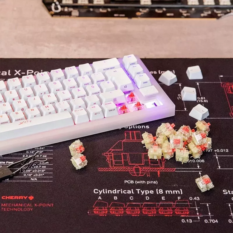 Keychron CHERRY MX2A Silent Red Switch -sarja (35 kpl:n pakkaus)