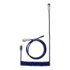 Keychron Coiled Aviator Blue Cable USB-C - USB-A, GX16 4-pin irrotettava liitäntä, 200 cm