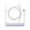 Keychron Coiled Aviator Cable - vaaleanlila/suora