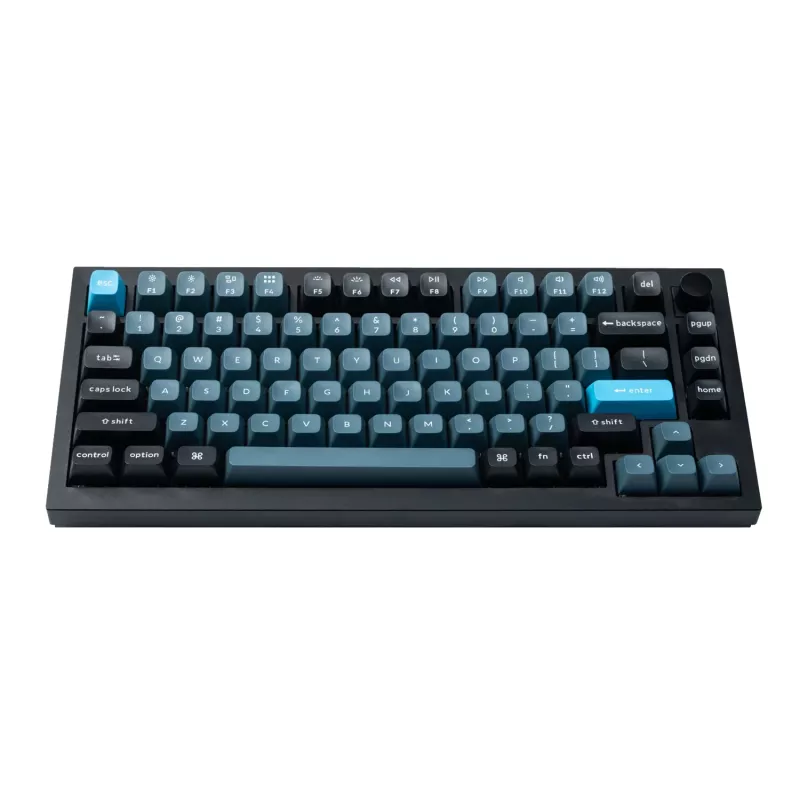 Keychron Double Shot KSA PBT -näppäinhattusarja, tummanharmaa/harmaa/sininen
