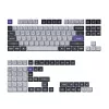 Keychron Double Shot KSA PBT näppäinhattusarja, dark grey/white smoke
