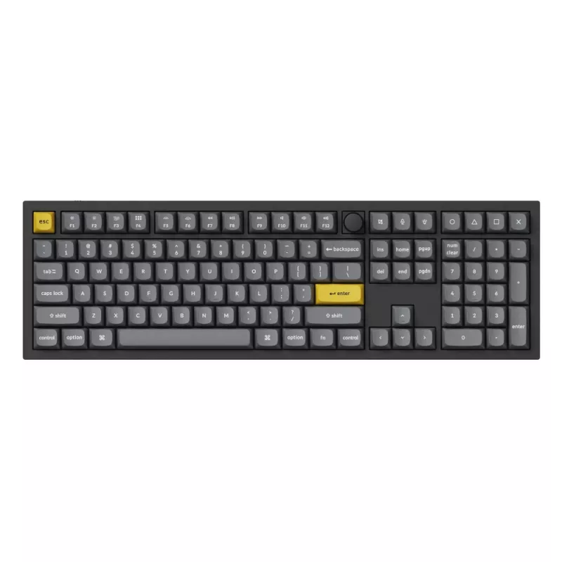 Keychron Double Shot PBT OSA täysi näppäinhattusarja, tummanharmaa