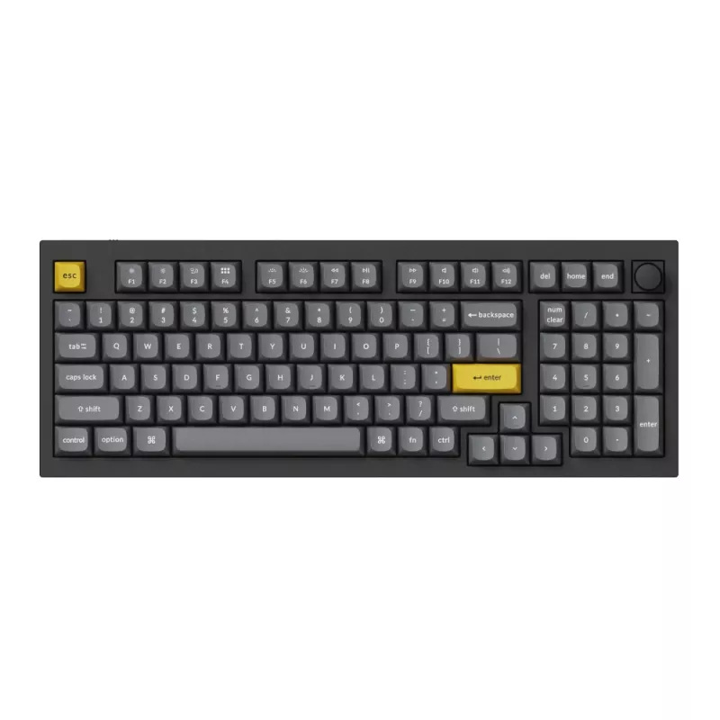 Keychron Double Shot PBT OSA täysi näppäinhattusarja, tummanharmaa