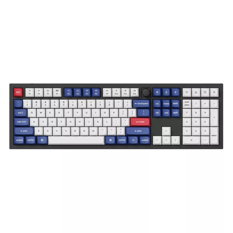 Keychron Double-Shot PBT OSA -näppäinhattusarja, sininen ja valkoinen