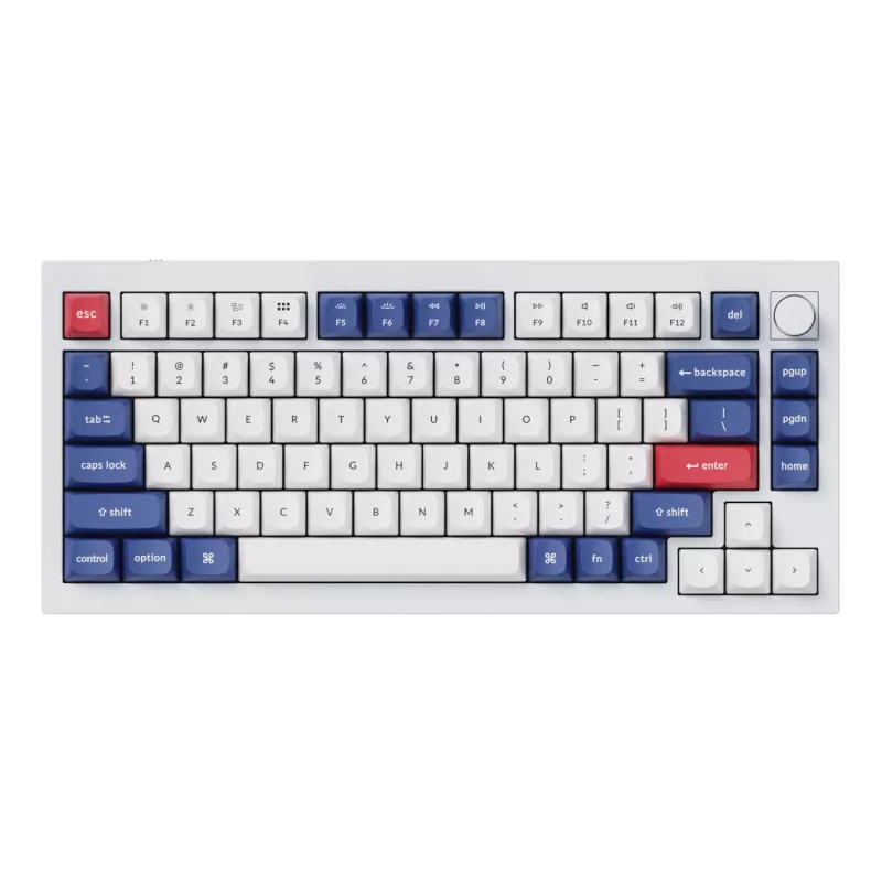Keychron Double-Shot PBT OSA -näppäinhattusarja, sininen ja valkoinen