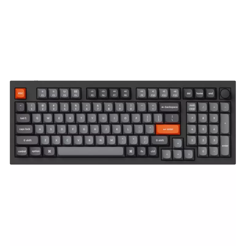 Keychron Double-Shot PBT OSA -näppäinhattusarja, harmaa