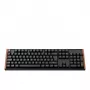 Keychron K10 HE langaton magneettinen näppäimistö kytkimillä saksalainen layout (musta/puu, DE-layout, Gateron Double-Rail Magnetic Nebula, hot-swap, alumiinirunko, RGB)