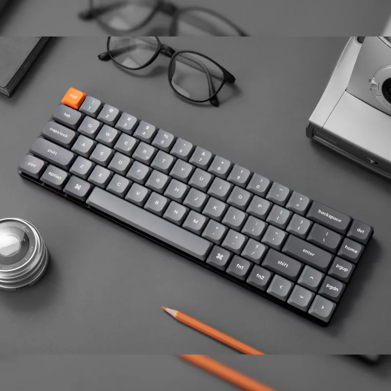 Keychron K7 Max QMK/VIA 65% langaton custom mekaaninen näppäimistö | ruskeat kytkimet