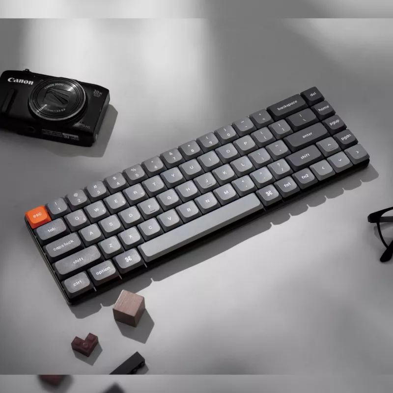 Keychron K7 Max QMK/VIA 65% langaton custom mekaaninen näppäimistö | ruskeat kytkimet