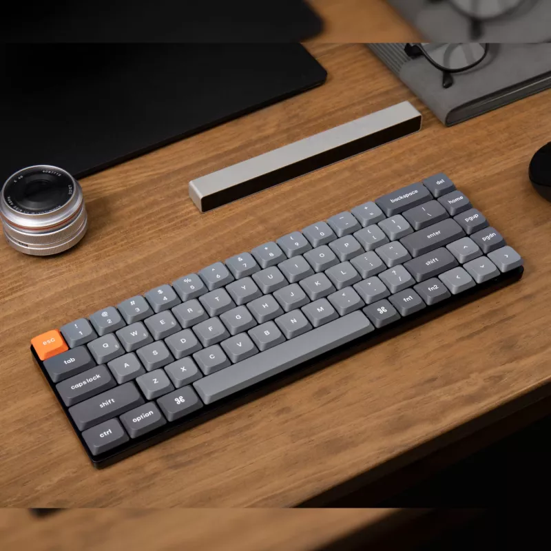 Keychron K7 Max QMK/VIA 65% langaton custom mekaaninen näppäimistö | ruskeat kytkimet