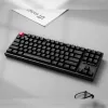 Keychron K8 QMK 80% TKL langaton mekaaninen näppäimistö V2 Red Switches - musta